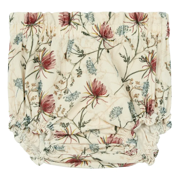 Pantalón bloomer de terciopelo Fleuri | Crudo- Imagen del producto n°0