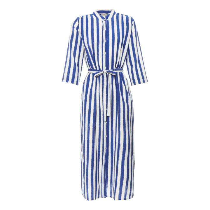 Nadege Ikat Dress - Women’s Collection  | Blue- Product image n°0