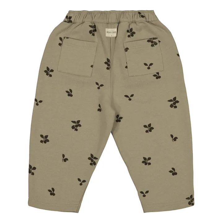 Pantaloni in cotone biologico | Verde militare- Immagine del prodotto n°1