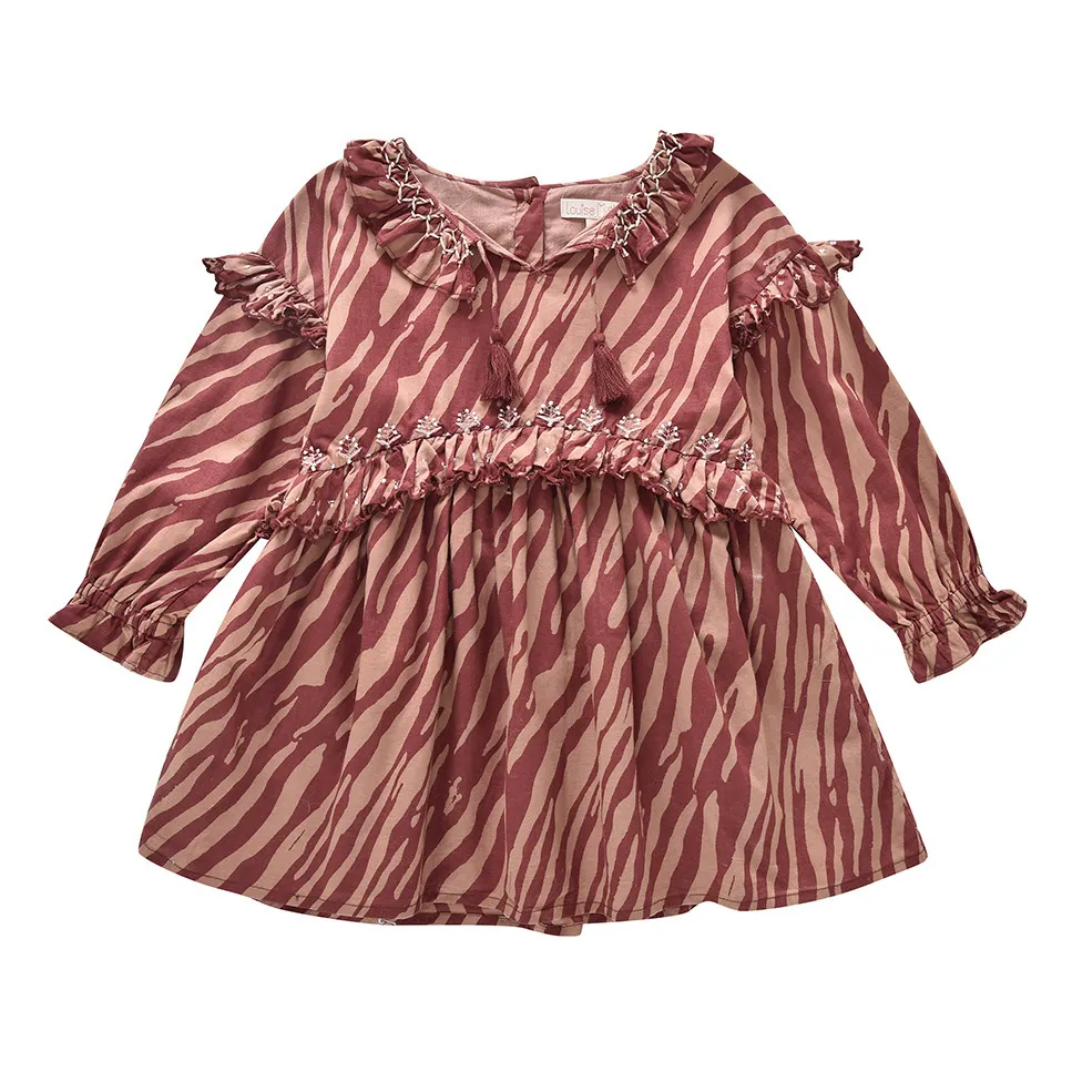 Louise Misha Pink Eforie Organic Cotton Dress