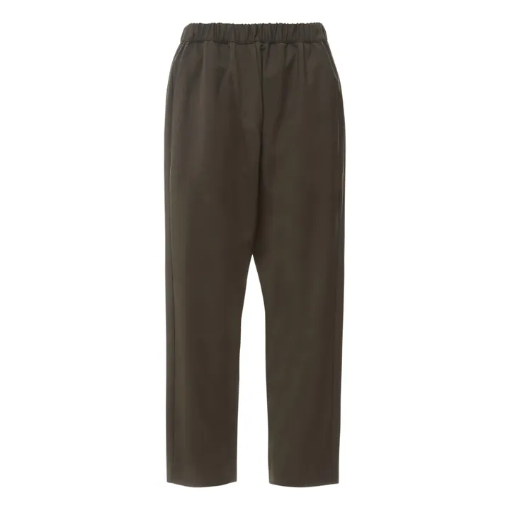 Boyd Woollen Trousers | Khaki- Product image n°0