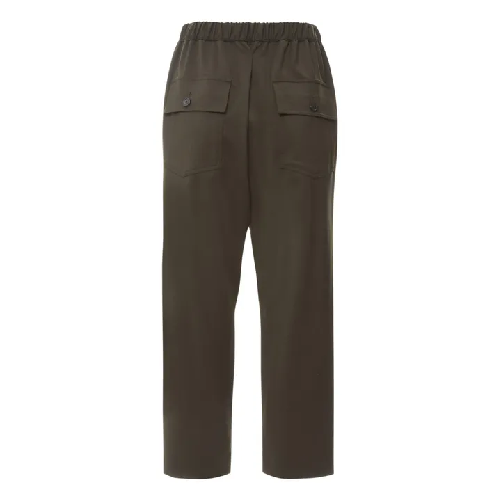 Boyd Woollen Trousers | Khaki- Product image n°3