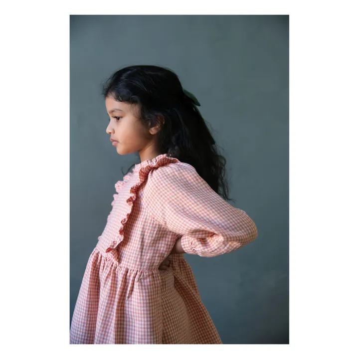 Soor Ploom - Percy Linen Dress - Pink | Smallable