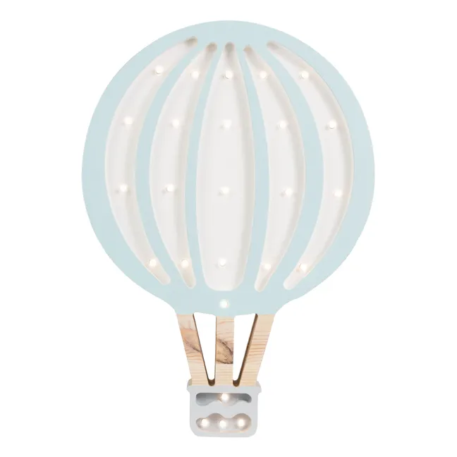 Lampe à poser Montgolfière | Azzurro fiordaliso