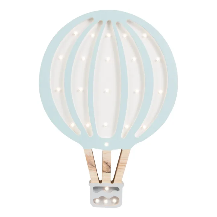 Hot Air Balloon Table Lamp | Pale blue- Product image n°0