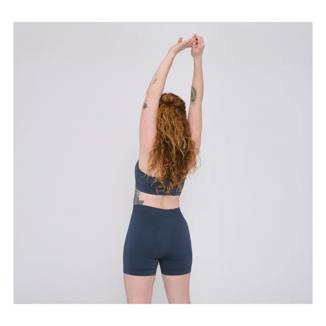 Pantalón corto Active Yoga | Azul Gris