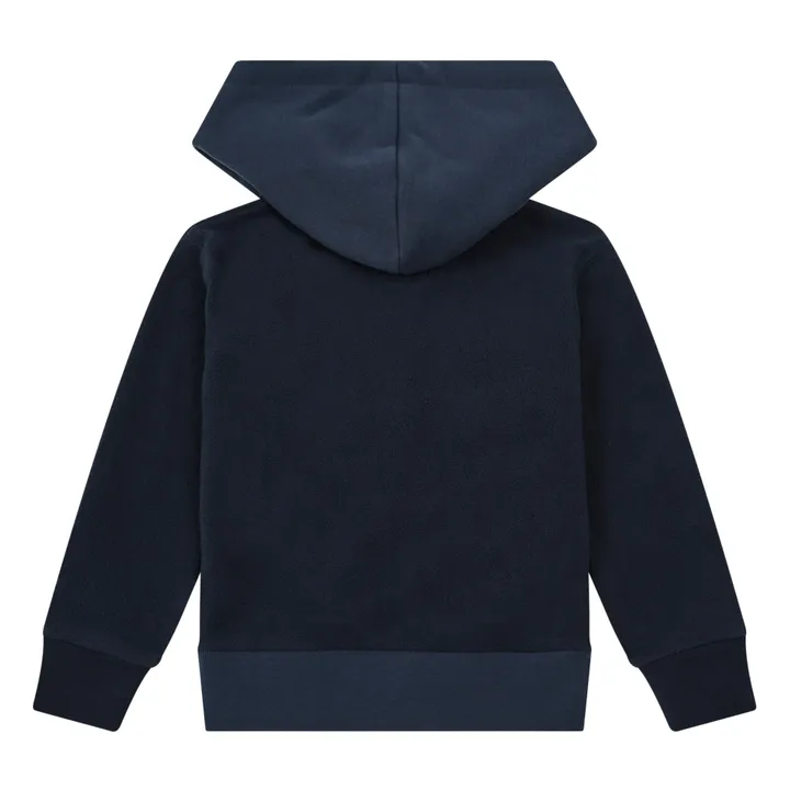 Fleece-Sweatshirt Reißverschluss | Nachtblau- Produktbild Nr. 1