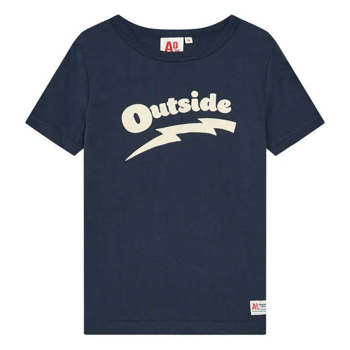 Camiseta Outside | Azul Noche- Imagen del producto n°0