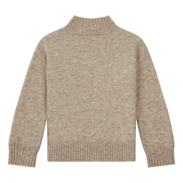 Jersey de lana de alpaca Mylia | Beige- Imagen del producto n°2