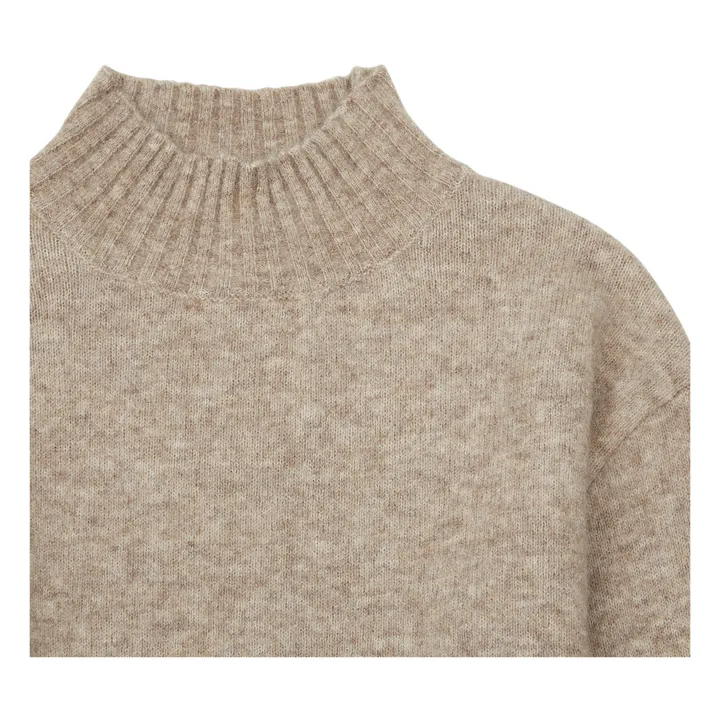 Jersey de lana de alpaca Mylia | Beige- Imagen del producto n°1