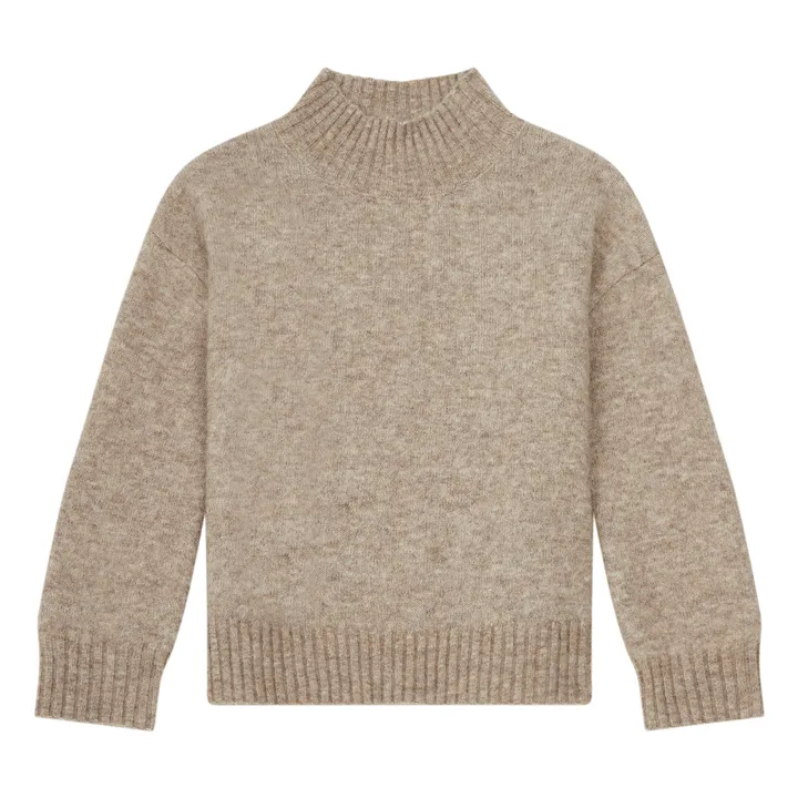 Jersey de lana de alpaca Mylia | Beige- Imagen del producto n°0
