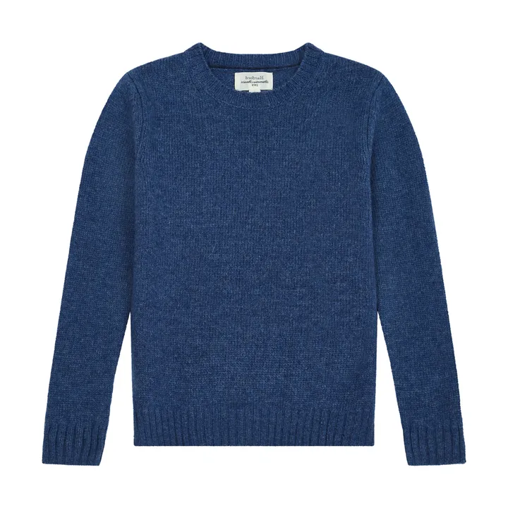 Pull in lana Shetland | Blu- Immagine del prodotto n°0