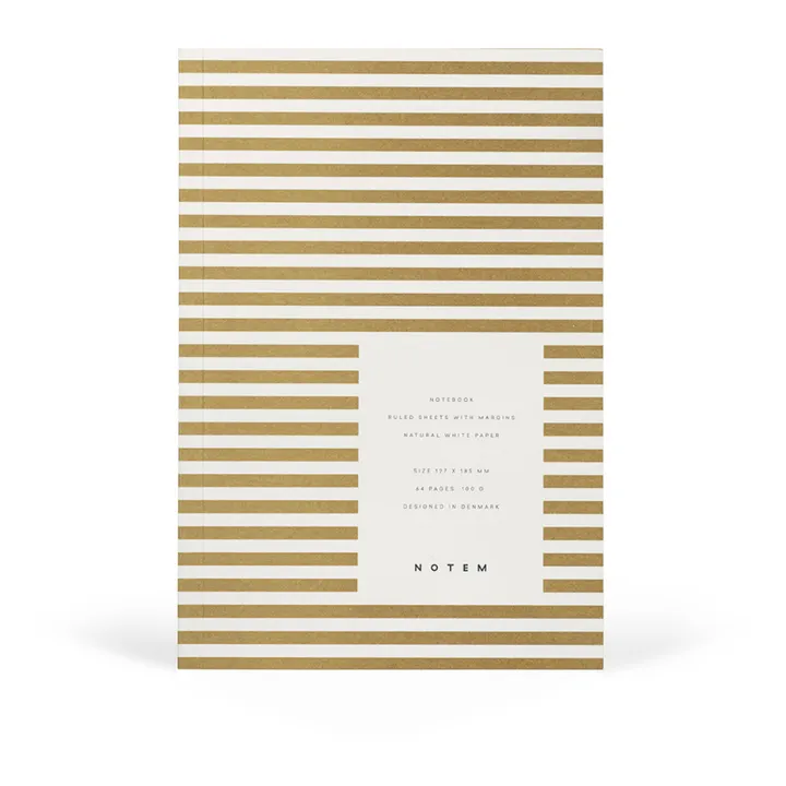 Liniertes Notizbuch Vita | Gold- Produktbild Nr. 0