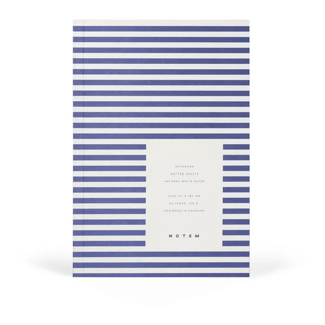 Notebook a righe Vita | Blu