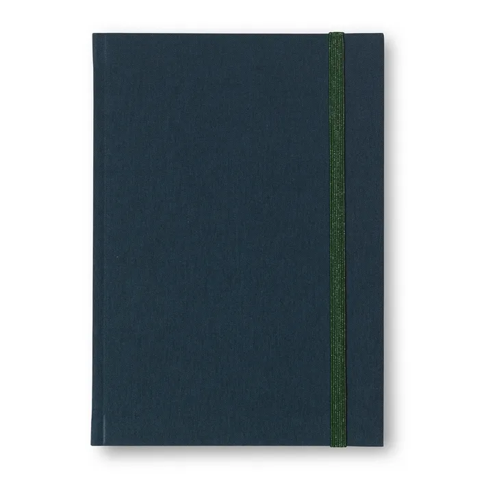 Bea Lined Notebook | Navy blue- Product image n°0