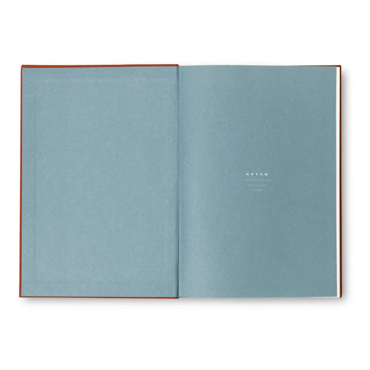Notebook a righe Béa | Terracotta- Immagine del prodotto n°2