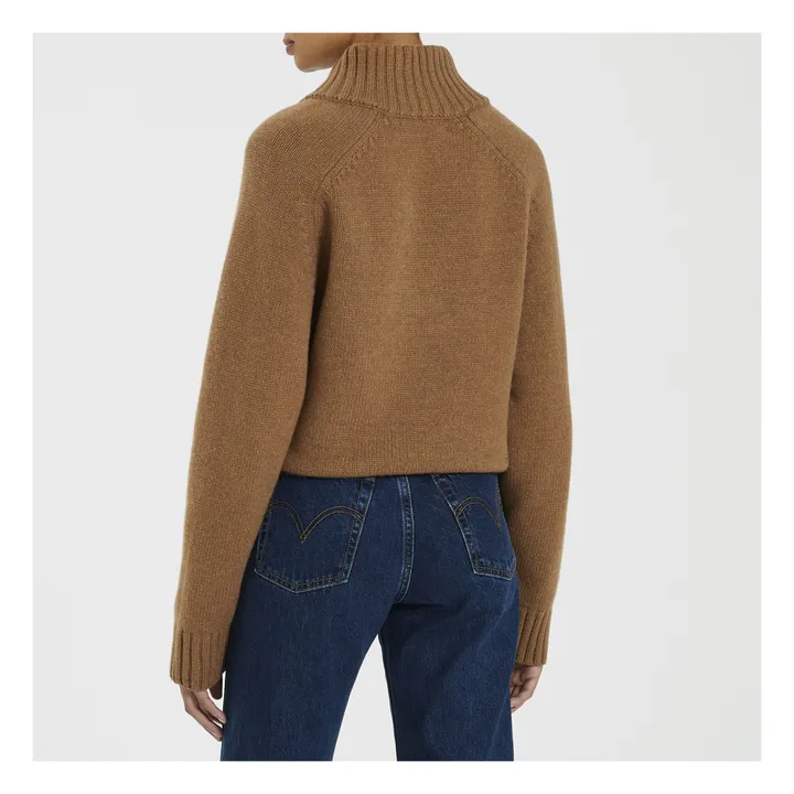 Jersey de lana merino Place | Camel- Imagen del producto n°3
