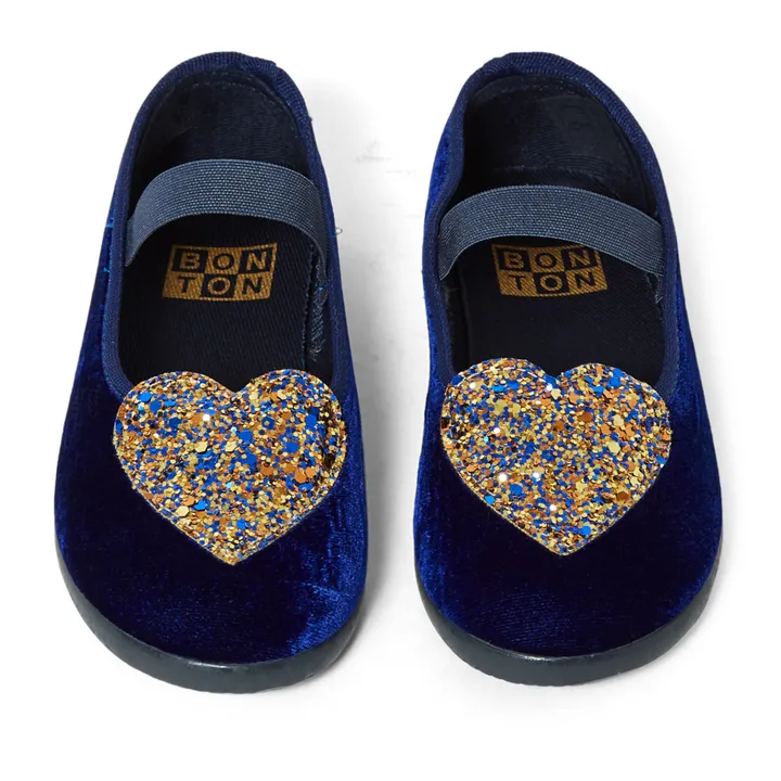 Sarra Slippers | Midnight blue- Product image n°3