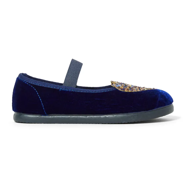 Sarra Slippers | Midnight blue- Product image n°0
