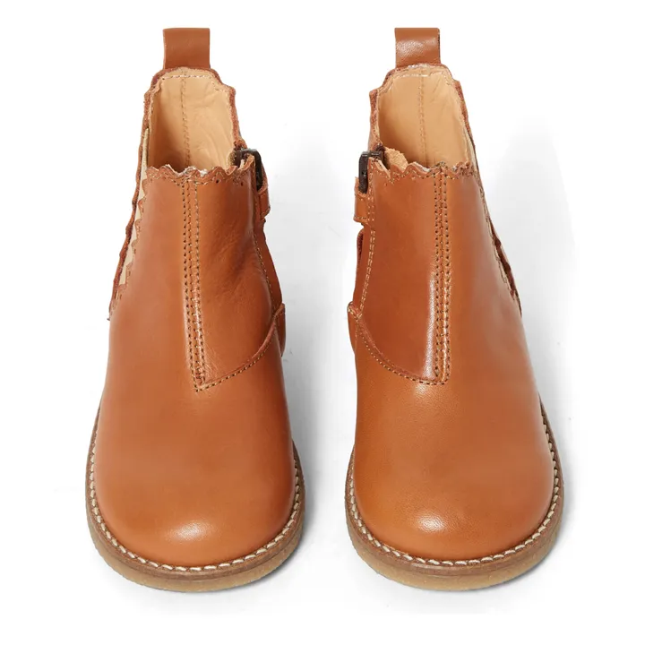 Zip-Up Chelsea Boots | Camel- Product image n°3