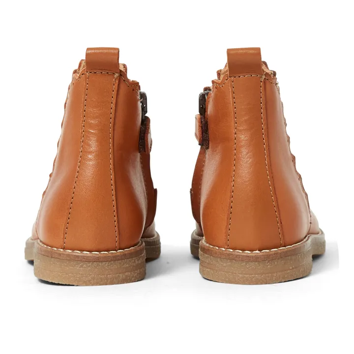 Zip-Up Chelsea Boots | Camel- Product image n°4