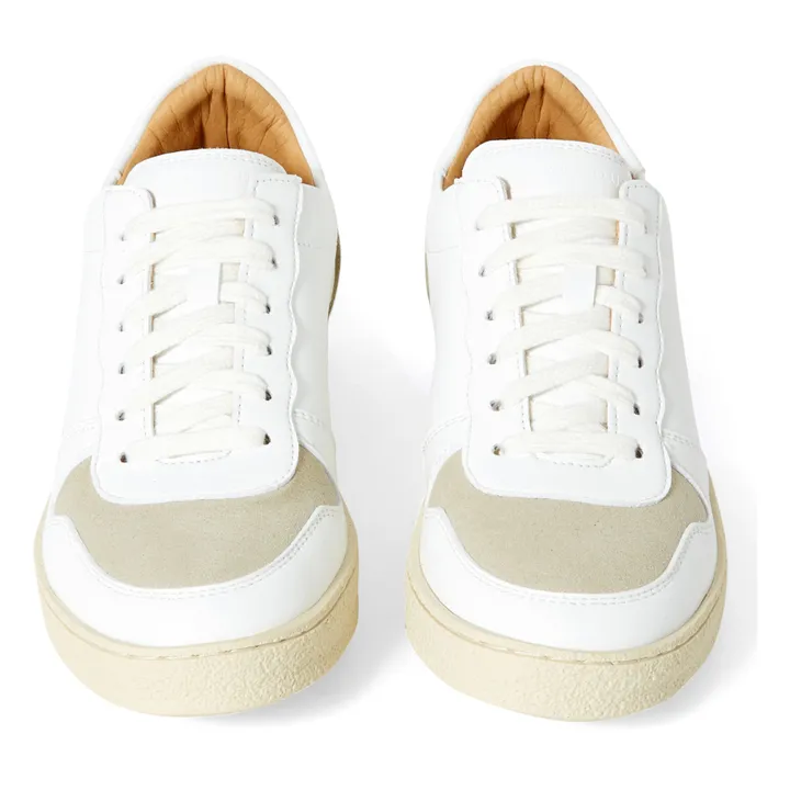N°12 Vegan Lace-Up Sneakers | White- Product image n°6