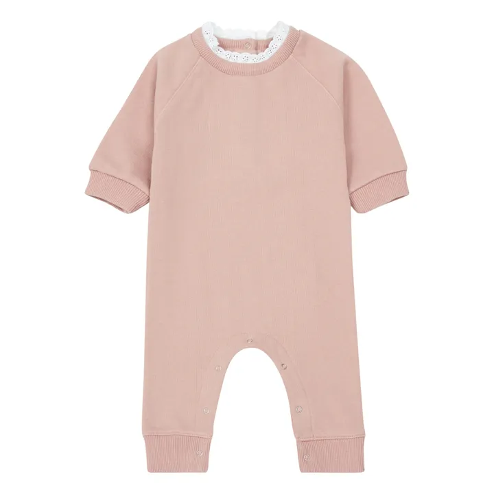 Tadam Organic Fleece Jumpsuit | Pink- Product image n°0