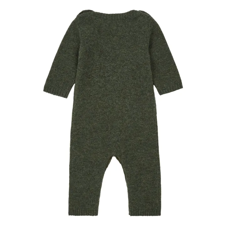 Tuta in lana | Verde militare- Immagine del prodotto n°1