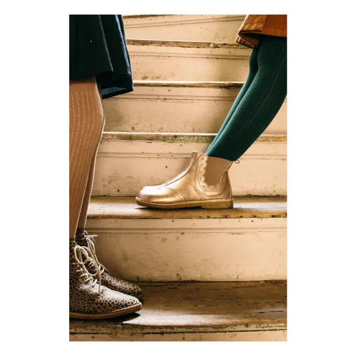 Chelsea Boots Cuir Prairie | Doré- Image produit n°1