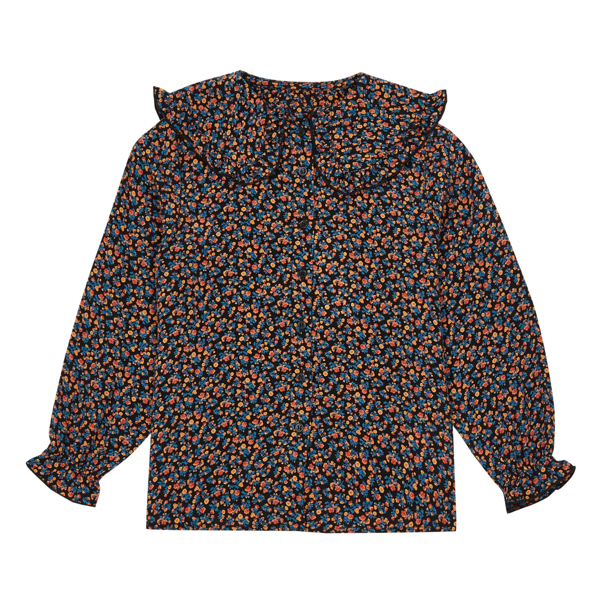 Repose Ams Red Floral Blouse