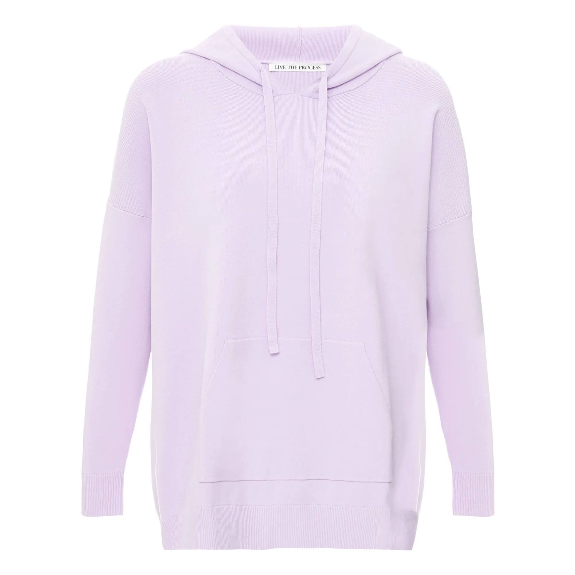 Live The Process Lilac Oversize Sweatshirt