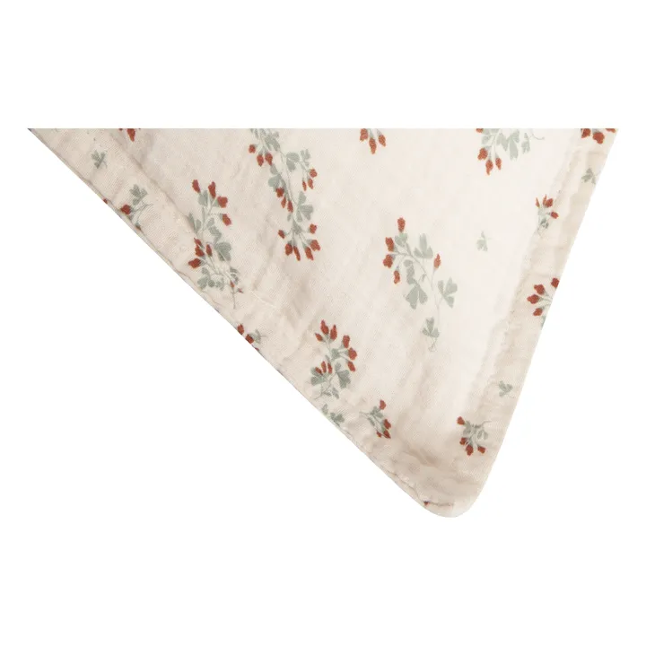Clover Cotton Muslin Pillowcase | Ecru- Product image n°2