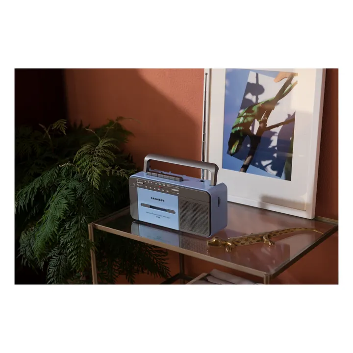 Lecteur de cassettes CT102A | Bleu- Image produit n°1