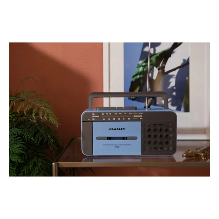 Lecteur de cassettes CT102A | Bleu- Image produit n°3