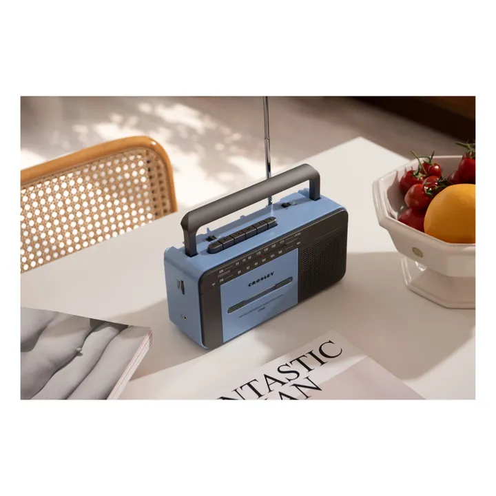 Lecteur de cassettes CT102A | Bleu- Image produit n°5