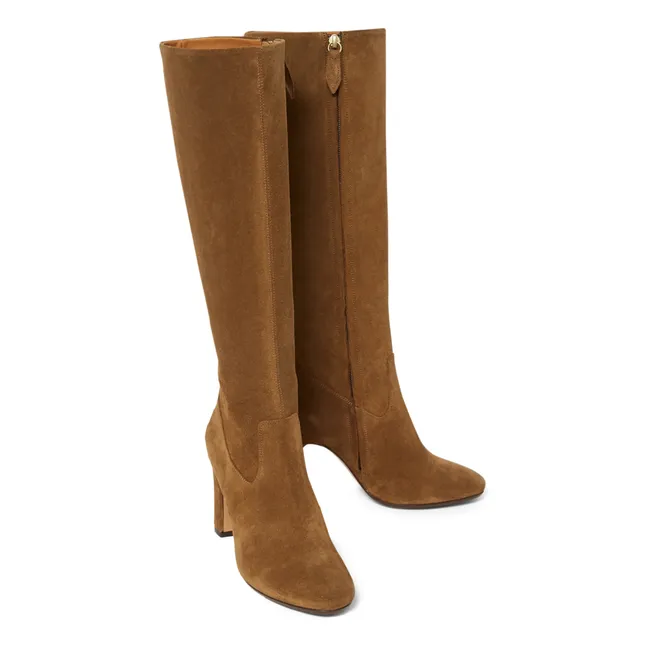 N°91 Suede Boots | Khaki brown