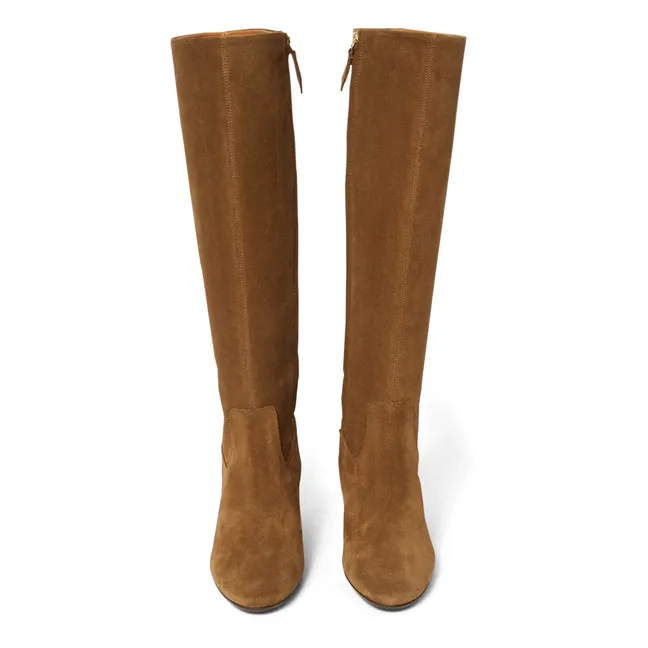 N°91 Suede Boots | Khaki brown