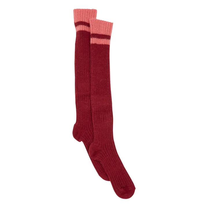 Mohair Socks | Cherry Wood- Product image n°0