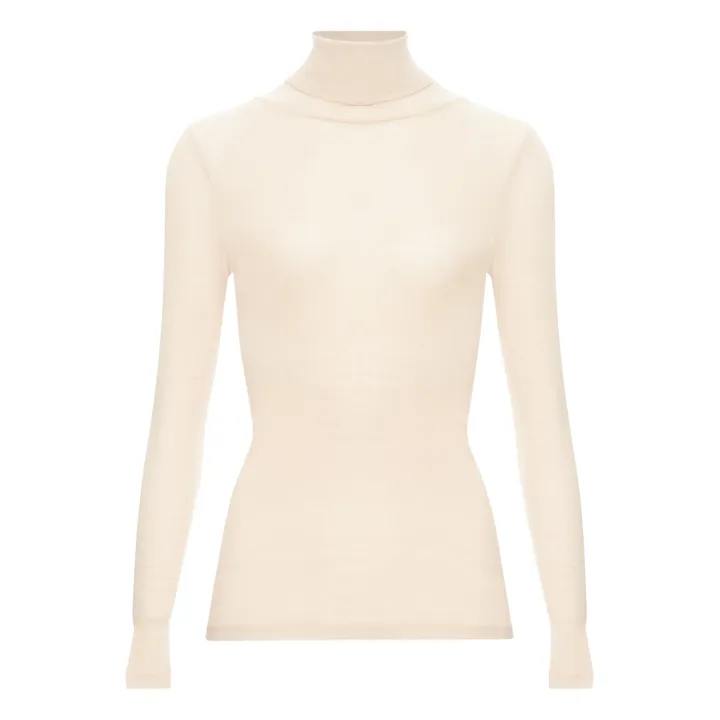 Pullover Vakra Merinowolle - Damenkollektion  | Sandfarben- Produktbild Nr. 0