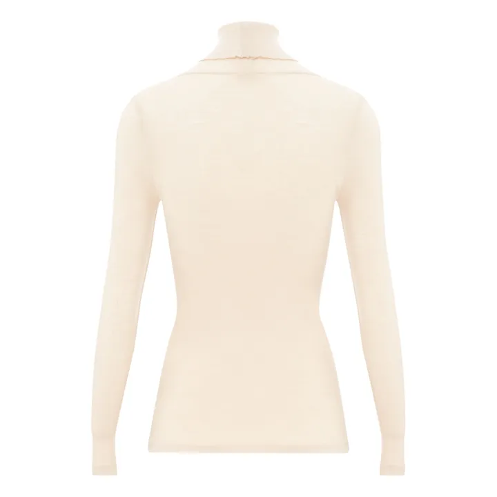 Pullover Vakra Merinowolle - Damenkollektion  | Sandfarben- Produktbild Nr. 1