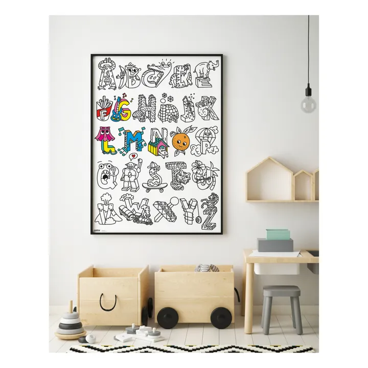 Giant ABC Colouring Poster- Product image n°1