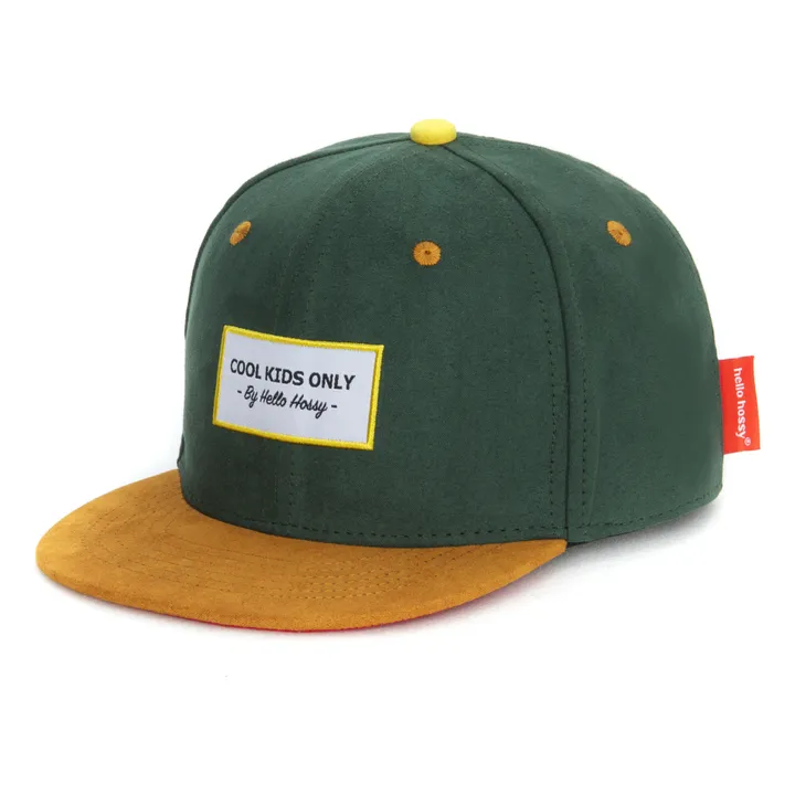 Suede Cap | Green- Product image n°0