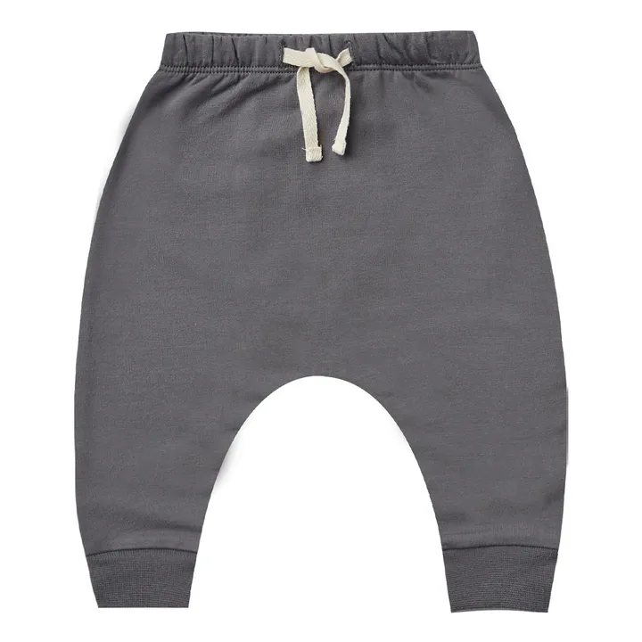 Organic Cotton Trousers | Grey blue- Product image n°0