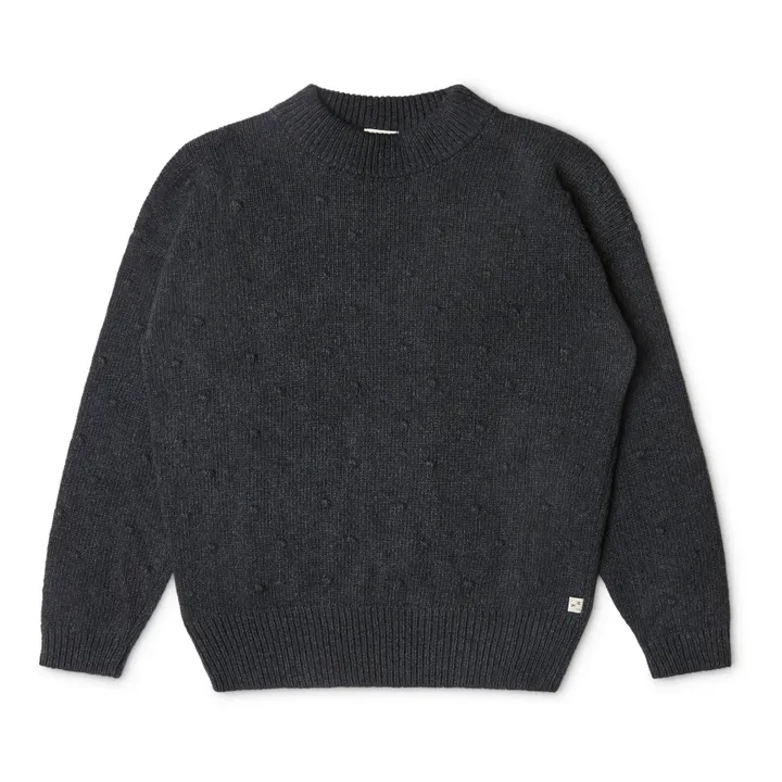 Pull Maille Recyclée Juna - Collection Femme  | Gris anthracite- Image produit n°0