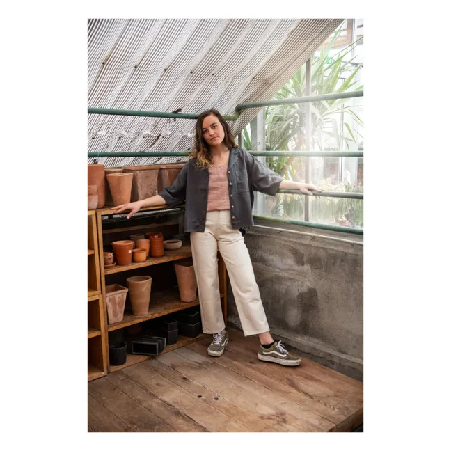 Utility Organic Cotton Jeans - Women’s Collection  | Ecru