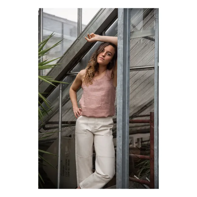 Jeans aus Bio-Baumwolle Utility - Damenkollektion   | Seidenfarben