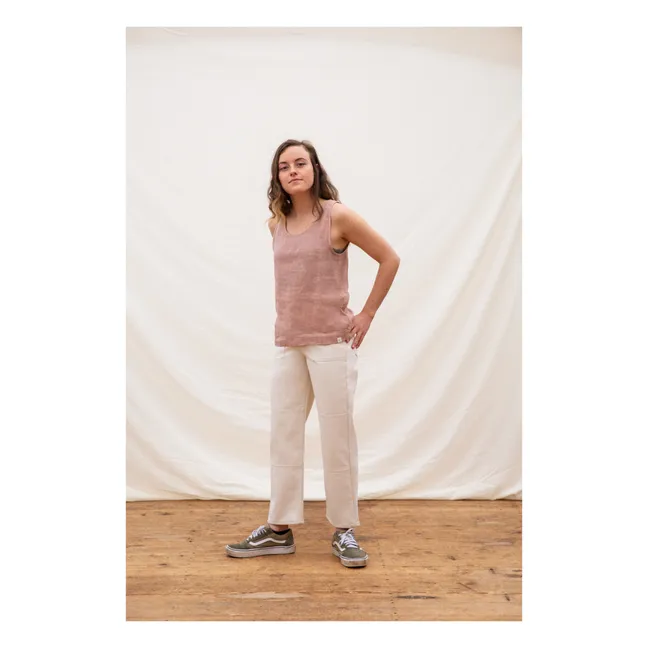 Utility Organic Cotton Jeans - Women’s Collection  | Ecru