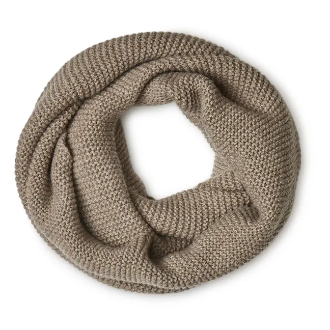 Snood Maille Recyclée - Collection Femme  | Taupe