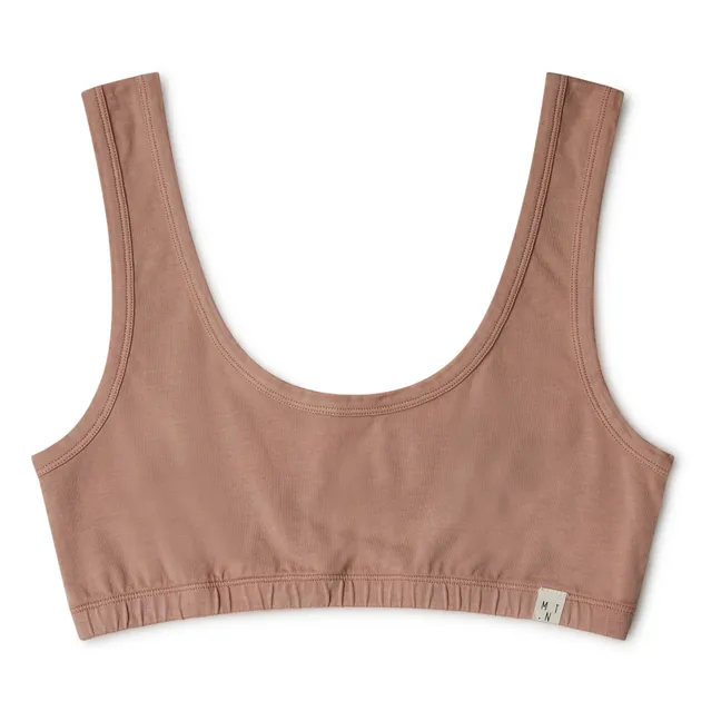 Brassière Basic Coton Bio - Collection Femme  | Terracotta
