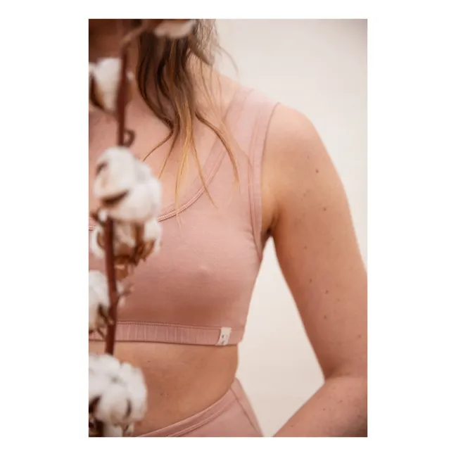 Brassière Basic Coton Bio - Collection Femme  | Terracotta